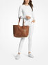 Eliza Extra-Large Leather and Shearling Reversible Tote Bag