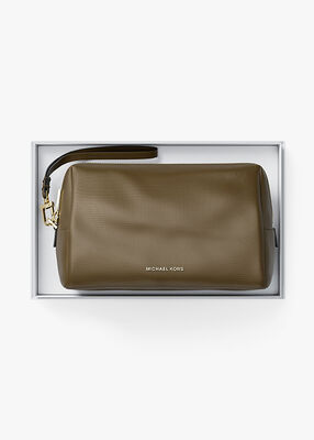 michael kors zadie large nylon wristlet