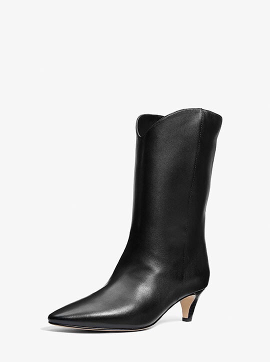 Daniela Leather Boot michael kors daniela leather boot