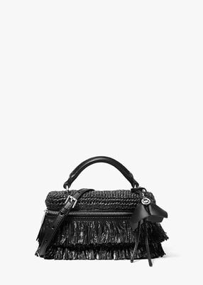 michael kors jana extra small hand crocheted crossbody bag