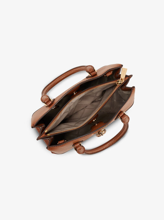 Ruby Medium Leather Satchel michael kors ruby medium leather satchel