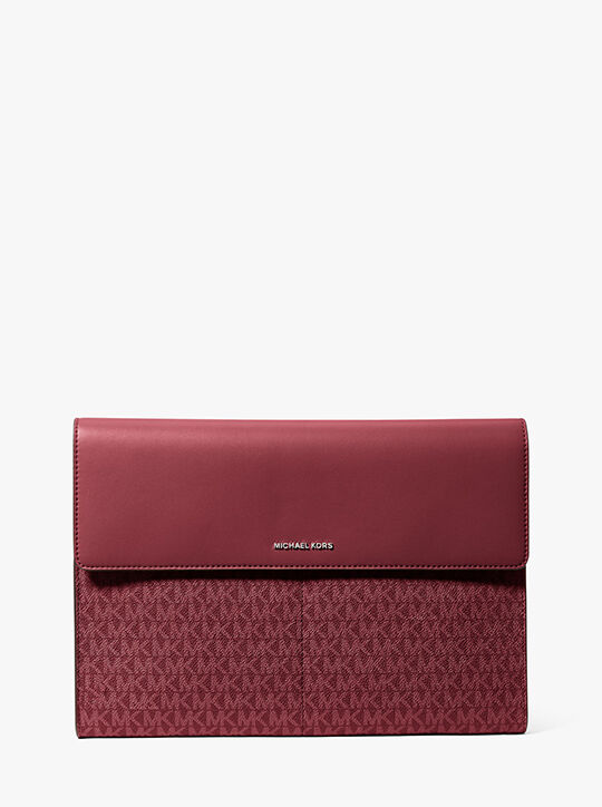 michael kors jet set signature logo laptop case