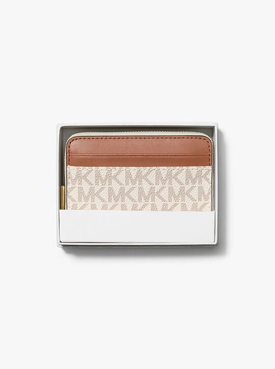 حافظة بطاقات جيت سيت صغيرة بسحاب michael kors حافظة بطاقات جيت سيت صغيرة بسحاب