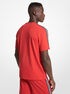 Graphic Logo Tape Cotton Blend T-Shirt michael kors graphic logo tape cotton blend t shirt