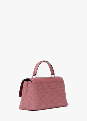 michael kors tribeca extra small signature logo satchel