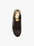 Allie Logo Leather Sneaker michael kors allie logo leather sneaker