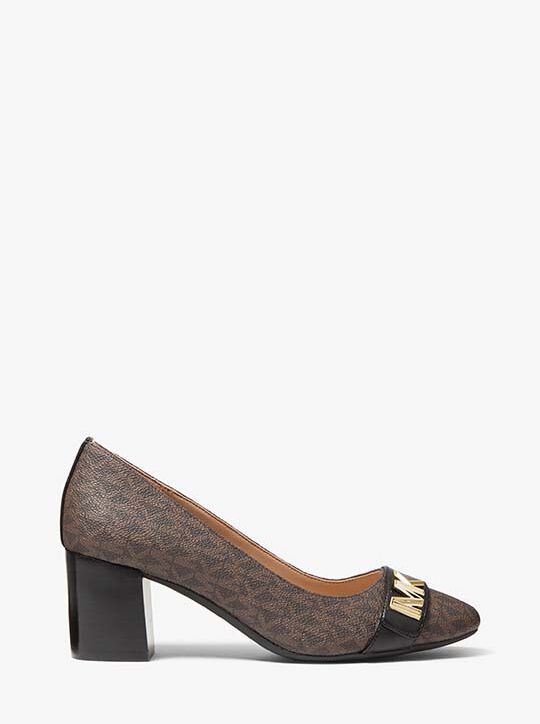 Jilly Flex Signature Logo Pump michael kors jilly flex signature logo pump