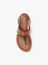 michael kors carmen signature logo thong sandal