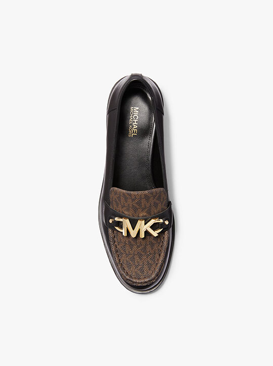 Tiegan Leather and Logo Loafer