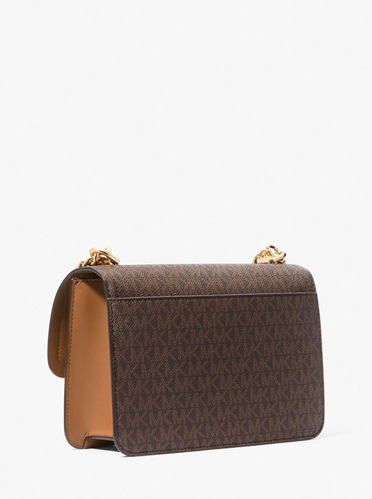 Heather Large Logo Shoulder Bag michael kors heather large logo shoulder bag