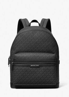 michael kors cooper signature logo backpack
