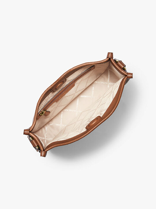 حقيبة لويزا الكبيرة المصنوعة من الجلد المحبب michael kors حقيبة لويزا الكبيرة المصنوعة من الجلد المحبب