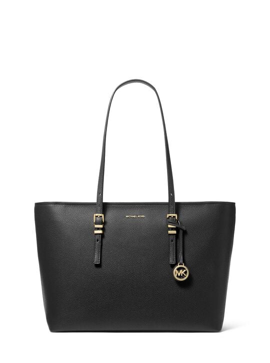 Quinn Large Pebbled Leather Tote Bag michael kors quinn large pebbled leather tote bag