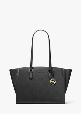 michael kors becca large saffiano leather tote bag