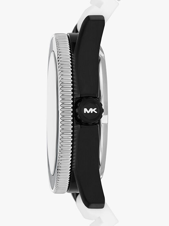 Oversized Maritime Silicone Watch michael kors oversized maritime silicone watch