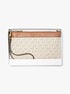 michael kors jet set medium signature logo wristlet