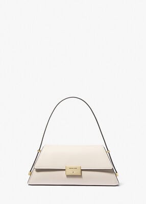 michael kors ludlow medium leather shoulder bag