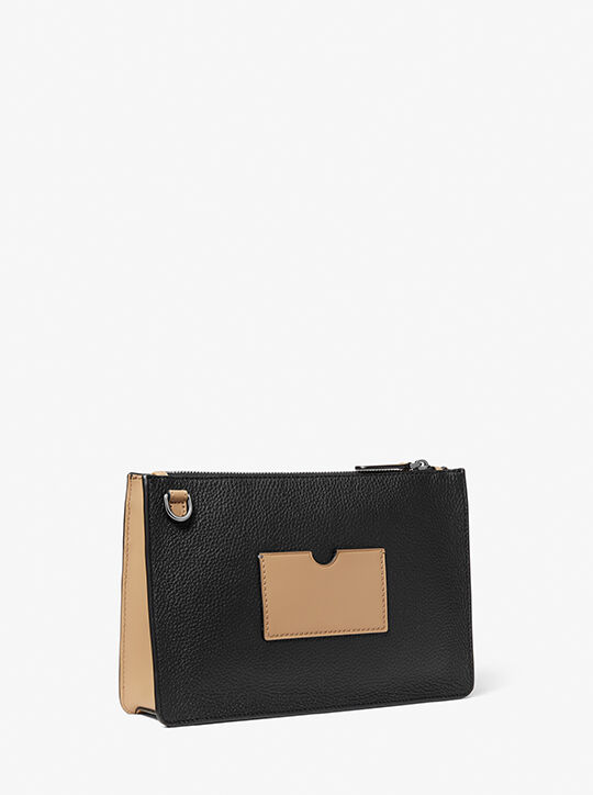 Hudson Checkerboard Logo Pebbled Leather Convertible Crossbody Bag michael kors hudson checkerboard logo pebbled leather convertible crossbody bag