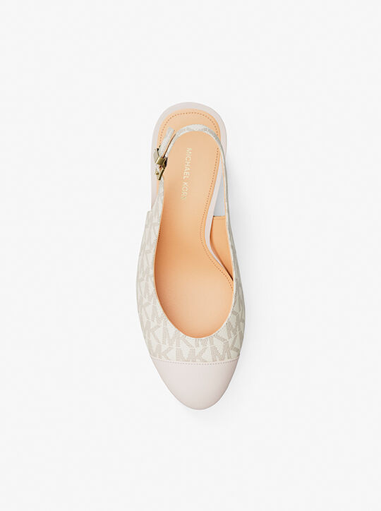 Piper Flex Signature Logo Slingback Pump michael kors piper flex signature logo slingback pump