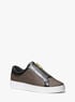 Keaton Signature Logo Zip-Up Sneaker michael kors keaton signature logo zip up sneaker