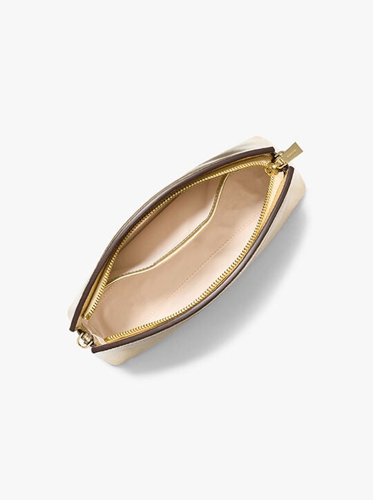 Athena Small Metallic Leather Convertible Clutch michael kors athena small metallic leather convertible clutch