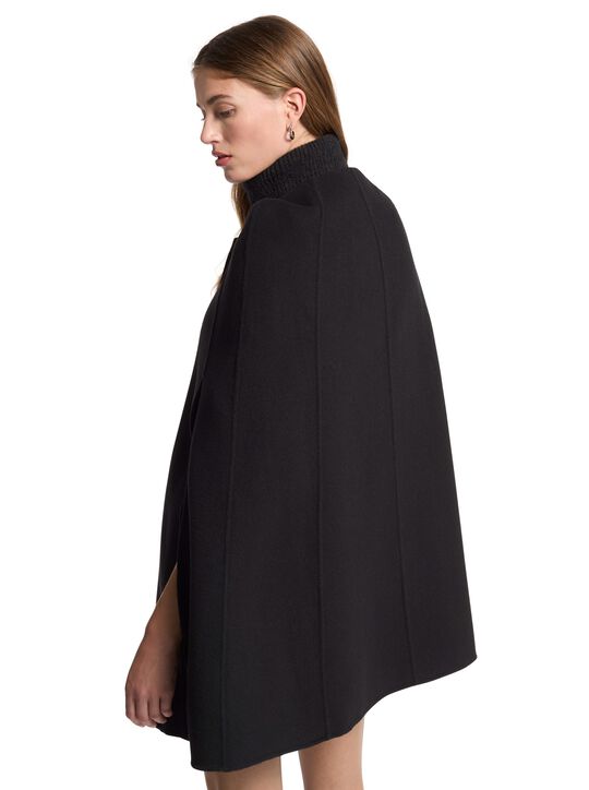 michael kors wool blend cape