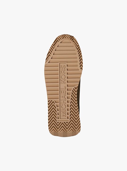 Rhodes Color-Block Suede Trainer michael kors rhodes color block suede trainer