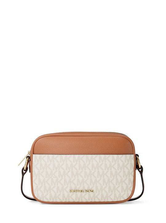 Jet Set Small Signature Logo Camera Crossbody Bag michael kors jet set small signature logo camera crossbody bag
