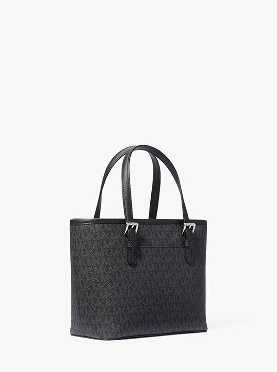 Jet Set Travel Extra-Small Logo Top-Zip Tote Bag michael kors jet set travel extra small logo top zip tote bag