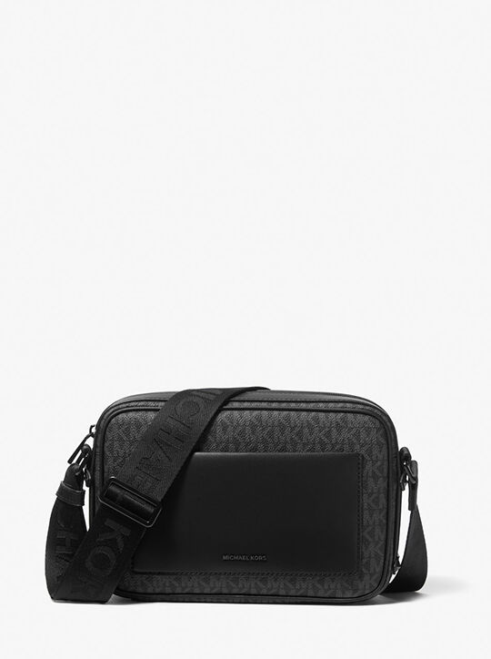 michael kors maeve large signature logo crossbody bag