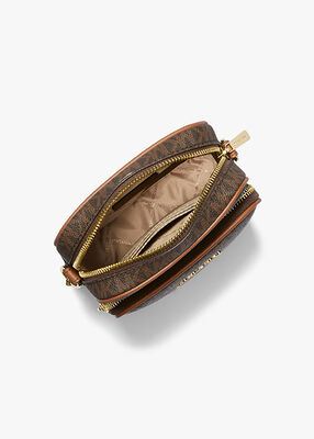 michael kors حقيبة كروس جيت سيت ترافيل متوسطة الحجم بشعار الماركة