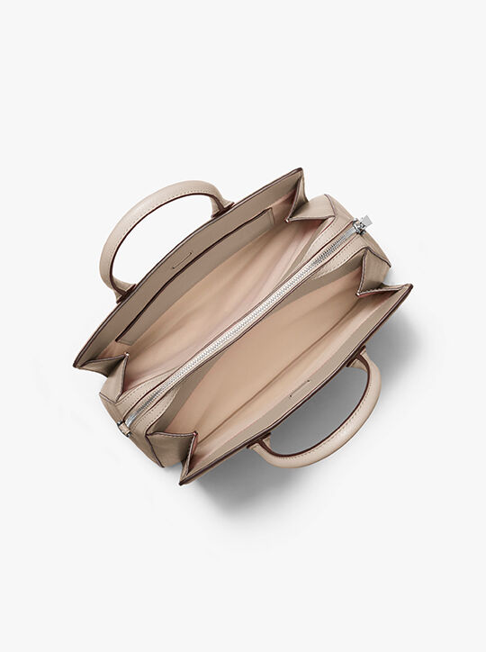 حقيبة ليلى الجلدية متوسطة الحجم michael kors حقيبة ليلى الجلدية متوسطة الحجم