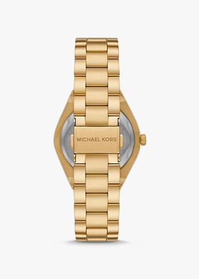 michael kors lennox gold tone watch