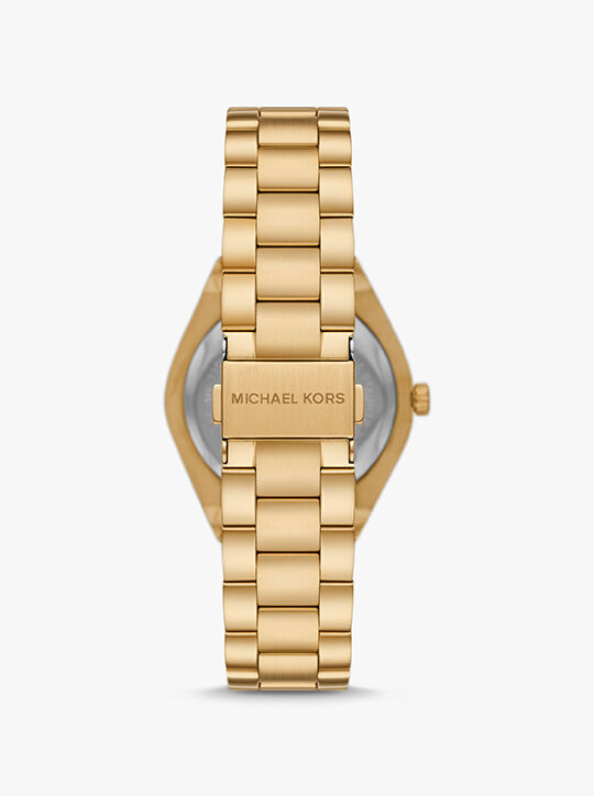 michael kors ساعة لينوكس لمسة ذهبية