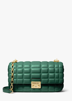 michael kors tribeca large quilted leather shoulder bag