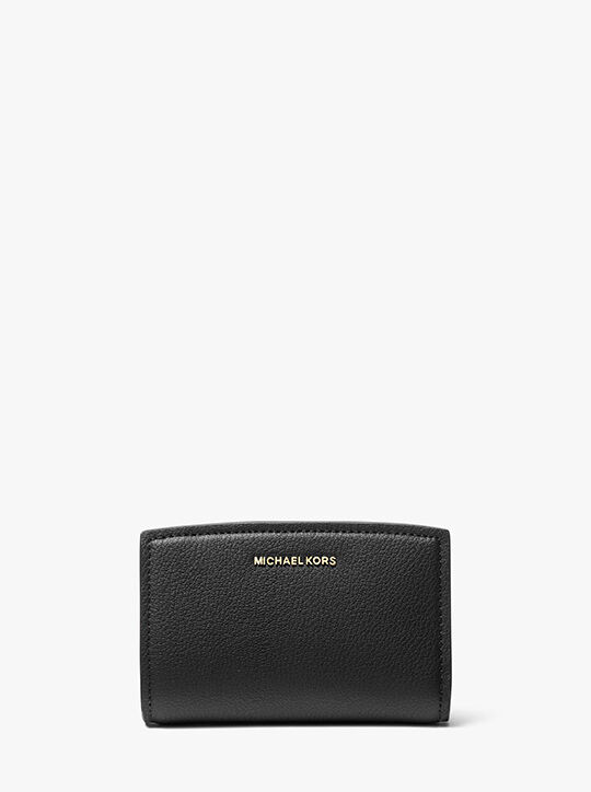 michael kors bryant medium pebbled leather wallet