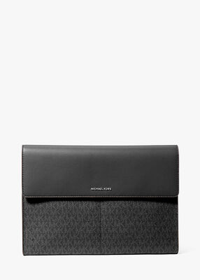 michael kors jet set signature logo laptop case