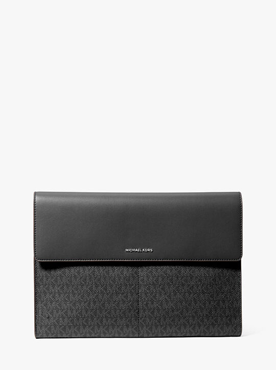 michael kors jet set signature logo laptop case