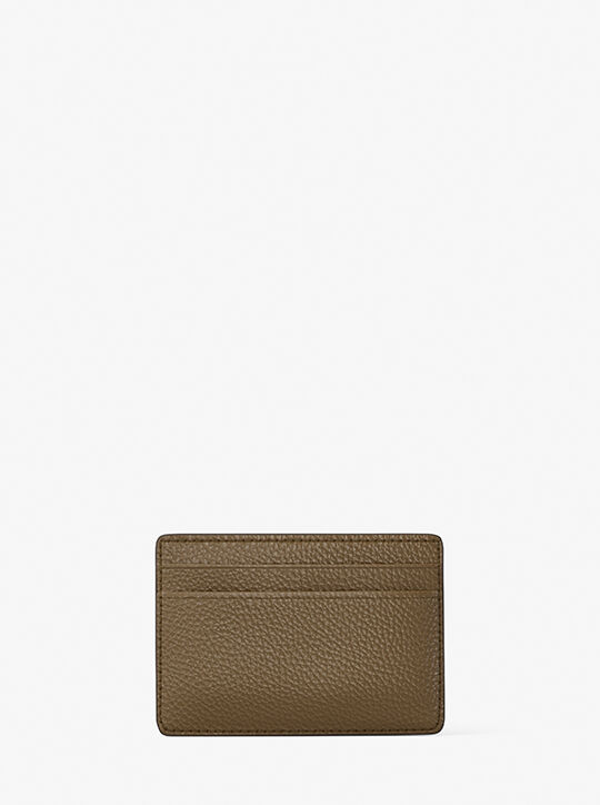 Pebbled Leather Card Case michael kors pebbled leather card case