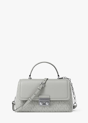 michael kors tribeca extra small signature logo satchel