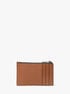 Hudson Logo Embossed Leather Card Case michael kors hudson logo embossed leather card case