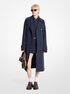 Textured Crepe Belted Trench Coat michael kors textured crepe belted trench coat