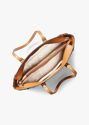 michael kors voyager medium logo tote bag