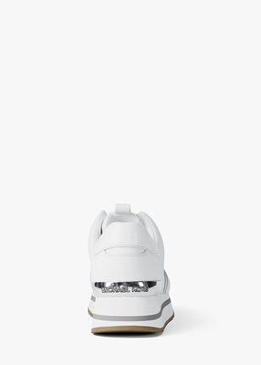 michael kors raina leather trainer
