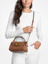 michael kors hamilton moderne extra small textured leather slouchy crossbody bag