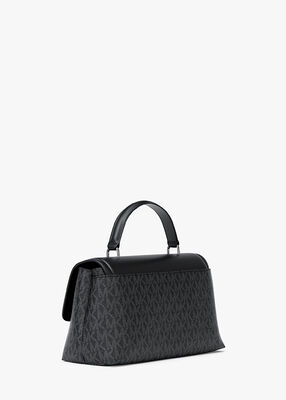 michael kors tribeca extra small signature logo satchel