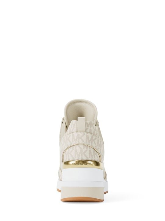 Georgie Signature Logo Trainer michael kors georgie signature logo trainer