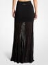 michael kors stretch knit semi sheer maxi skirt