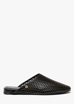 michael kors cady perforated leather mule