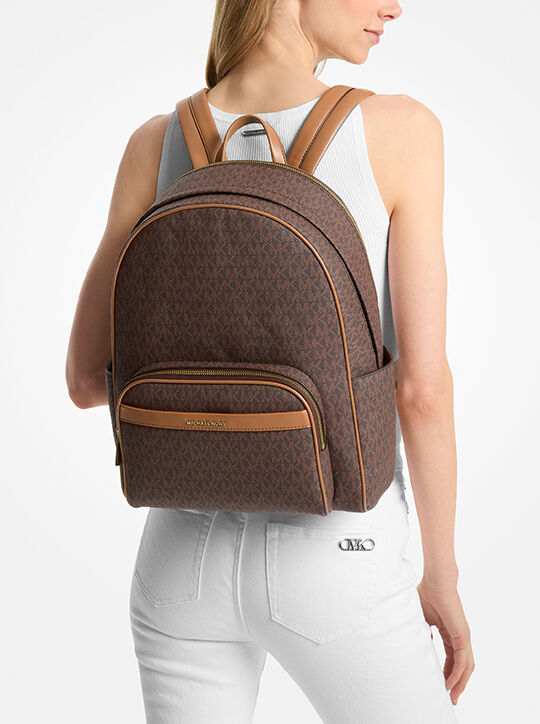 michael kors bex large logo  backpack